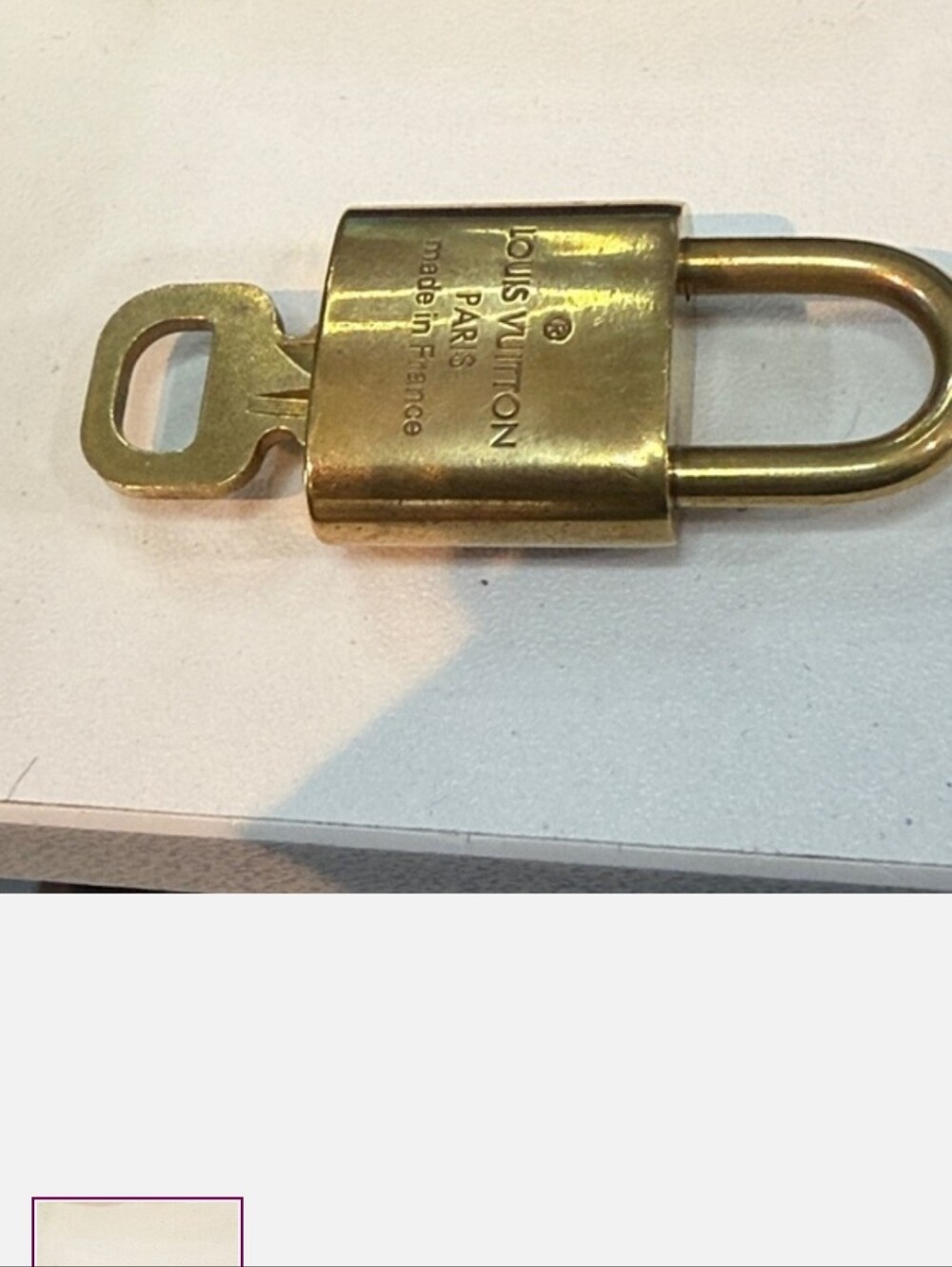 LOUIS VUITTON LOCK AND KEY